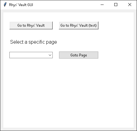 Rhys' Vault GUI